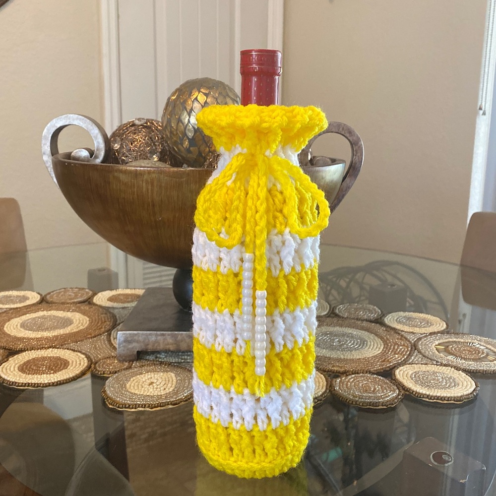 Hand Crafted Wine Bottle Cover